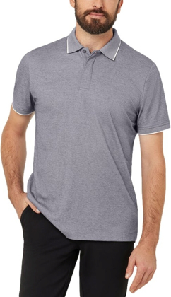 Picture of NNT Uniforms - Mens Textured Cotton Poly Short Sleeve Polo - Grey (CATJA4-GRY)