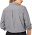 Picture of NNT Uniforms - Womens Cotton Chambray Long Sleeve Shirt - Charcoal (CATUSZ-CHA)