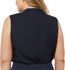 Picture of NNT Uniforms Womens Satin Back Crepe Sleeveless Top - Navy (CATUQX-NAV)