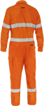 Picture of Bisley Workwear Taped Hi Vis FR Ripstop Vented Coverall - 185 GSM (BC8478T)