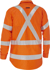 Picture of Bisley Workwear X Taped Biomotion Hi Vis FR Ripstop Vented Shirt - 185 GSM (BS8439XT)