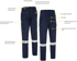 Picture of Bisley Workwear FR Taped Ripstop Cargo Pant - 240 GSM (BPC8580T)