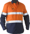 Picture of Bisley Workwear Recycled Taped Two Tone Hi Vis Drill Shirt (BS6996T)