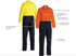 Picture of Bisley Workwear Hi Vis Drill Coverall (BC6357)