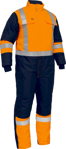 Picture of Bisley Workwear X Taped Two Tone Hi Vis Freezer Coverall (BC6453T)