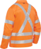 Picture of Bisley Workwear X Taped Hi Vis Drill Jacket With Liquid Repellent Finish (BJ6919XT)