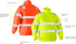 Picture of Bisley Workwear Taped Hi Vis Wet Weather Bomber Jacket (BJ6770T)