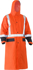 Picture of Bisley Workwear Taped Hi Vis Long Rain Coat (BJ6961T)