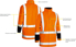 Picture of Bisley Workwear Taped Hi Vis Rain Shell Jacket (BJ6967T)