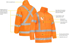 Picture of Bisley Workwear X Taped 4 In 1 Rain Jacket (BJ6974XT)