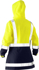 Picture of Bisley Workwear Womens H Taped Two Tone Hi Vis Rain Jacket (BJL6966T)