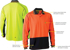 Picture of Bisley Workwear Hi Vis Polyester Mesh Polo (BK6219)