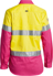 Picture of Bisley Workwear Womens Taped Hi Vis Cool Lightweight Drill Shirt (BL6696T)