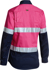 Picture of Bisley Workwear Womens Taped Hi Vis Cool Lightweight Drill Shirt (BL6896)