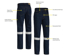 Picture of Bisley Workwear Taped Rough Rider Denim Jean (BP6050T)