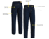 Picture of Bisley Workwear Rough Rider Stretch Denim Jean (BP6712)