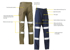 Picture of Bisley Workwear Taped Biomotion Cool Lightweight Utility Pants (BP6999T)