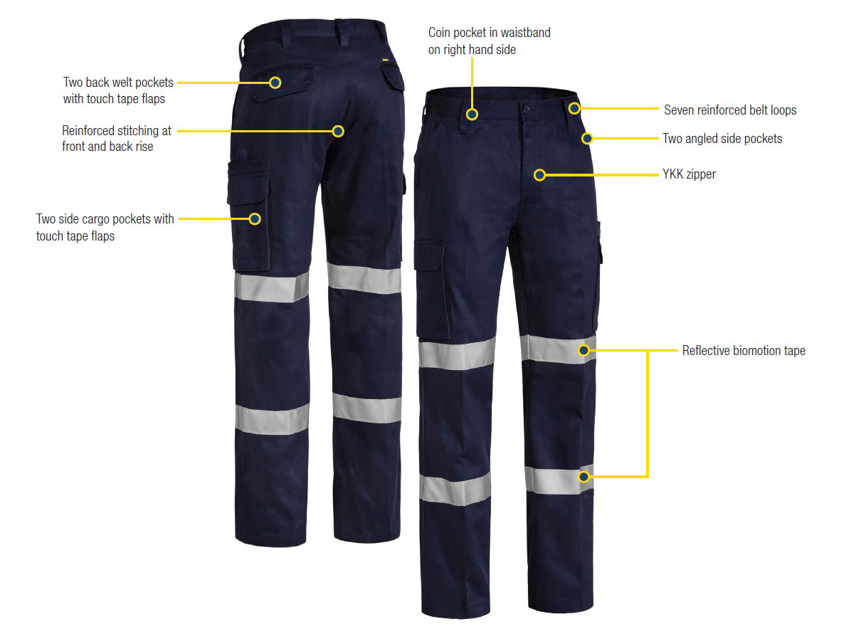 Uniform AustraliaBisley WorkwearBPC6003TDouble Taped Cotton Drill