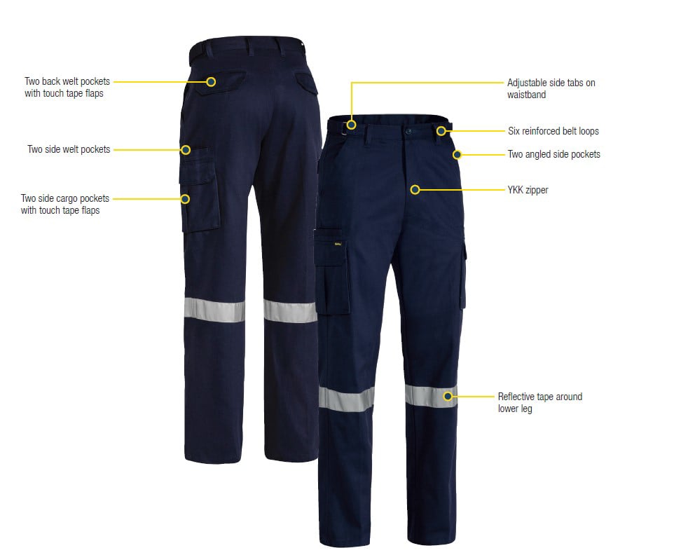 Workwear and Safety Specialist! View Bisley Workwear BPC6007T 3M Taped