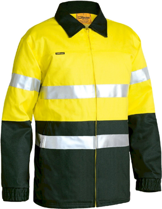 Picture of Bisley Workwear Taped Hi Vis Drill Jacket (BK6710T)