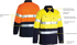 Picture of Bisley Workwear Taped Hi Vis Drill Jacket (BK6710T)