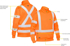 Picture of Bisley Workwear X Taped Hi Vis 1/4 Zip Pullover (BK6814XT)