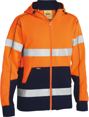 Picture of Bisley Workwear Taped Hi Vis Fleece Hoodie (BK6819T)