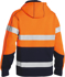 Picture of Bisley Workwear Taped Hi Vis Fleece Hoodie (BK6819T)