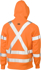 Picture of Bisley Workwear X Taped Hi Vis Zip Front Fleece Hoodie (BK6819XT)