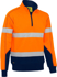 Picture of Bisley Workwear Taped Hi Vis 1/4 Zip Fleece Pullover With Sherpa Lining (BK6987T)