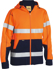 Picture of Bisley Workwear Taped Hi Vis Zip Fleece Hoodie With Sherpa Lining (BK6988T)