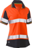 Picture of Bisley Workwear Womens Taped Two Tone Hi Vis V Neck Polo (BKL1225T)