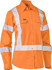 Picture of Bisley Workwear Womens X Taped Biomotion Hi Vis Cool Lightweight Drill Shirt (BL6166XT)