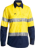 Picture of Bisley Workwear Womens Taped Hi Vis Ripstop Shirt (BL6415T)