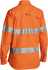 Picture of Bisley Workwear Womens Taped Hi Vis Ripstop Shirt (BL6416T)