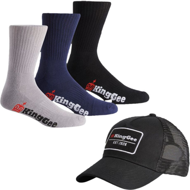 Picture of KingGee Cap And Sock Bundle (K09009)