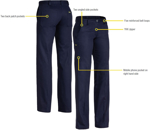 Picture of Bisley Workwear Womens Original Cotton Drill Work Pant (BPL6007)