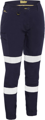 Picture of Bisley Workwear Womens Taped Cotton Cargo Cuffed Pants (BPL6028T)