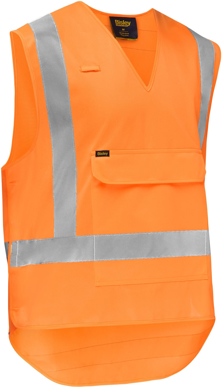 Picture of Bisley Workwear X Taped Hi Vis Detachable Safety Vest (BV0440XT)