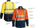 Picture of Bisley Workwear Taped Hi Vis Drill Shirt (BS6267T)