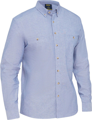 Picture of Bisley Workwear Mens Long Sleeve Chambray Shirt (BS6407)