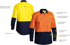 Picture of Bisley Workwear Hi Vis Ripstop Shirt (BS6415)