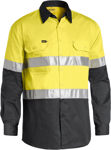 Picture of Bisley Workwear Taped Hi Vis Cool Lightweight Shirt (BS6696T)