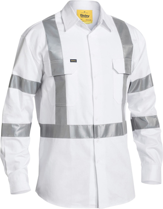 Picture of Bisley Workwear Taped Night Cotton Drill Shirt (BS6807T)