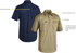 Picture of Bisley Workwear Closed Front Cotton Drill Shirt (BSC1433)