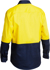 Picture of Bisley Workwear Hi Vis Closed Front Drill Shirt (BSC6267)