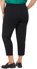 Picture of NNT Uniforms Womens Crepe Stretch High Waist Cropped Pant - Black (CAT3YC-BKP)