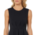 Picture of NNT Uniforms Womens Crepe Stretch Sleeveless Dress - Black (CAT69T-BKP)