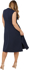 Picture of NNT Uniforms Womens Crepe Stretch Sleeveless Dress - Navy (CAT69T-NAV)