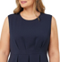Picture of NNT Uniforms Womens Crepe Stretch Sleeveless Dress - Navy (CAT69T-NAV)